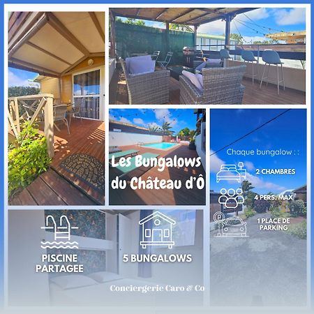 Les Bungalows Du Chateau D'O Petite Île Exterior foto